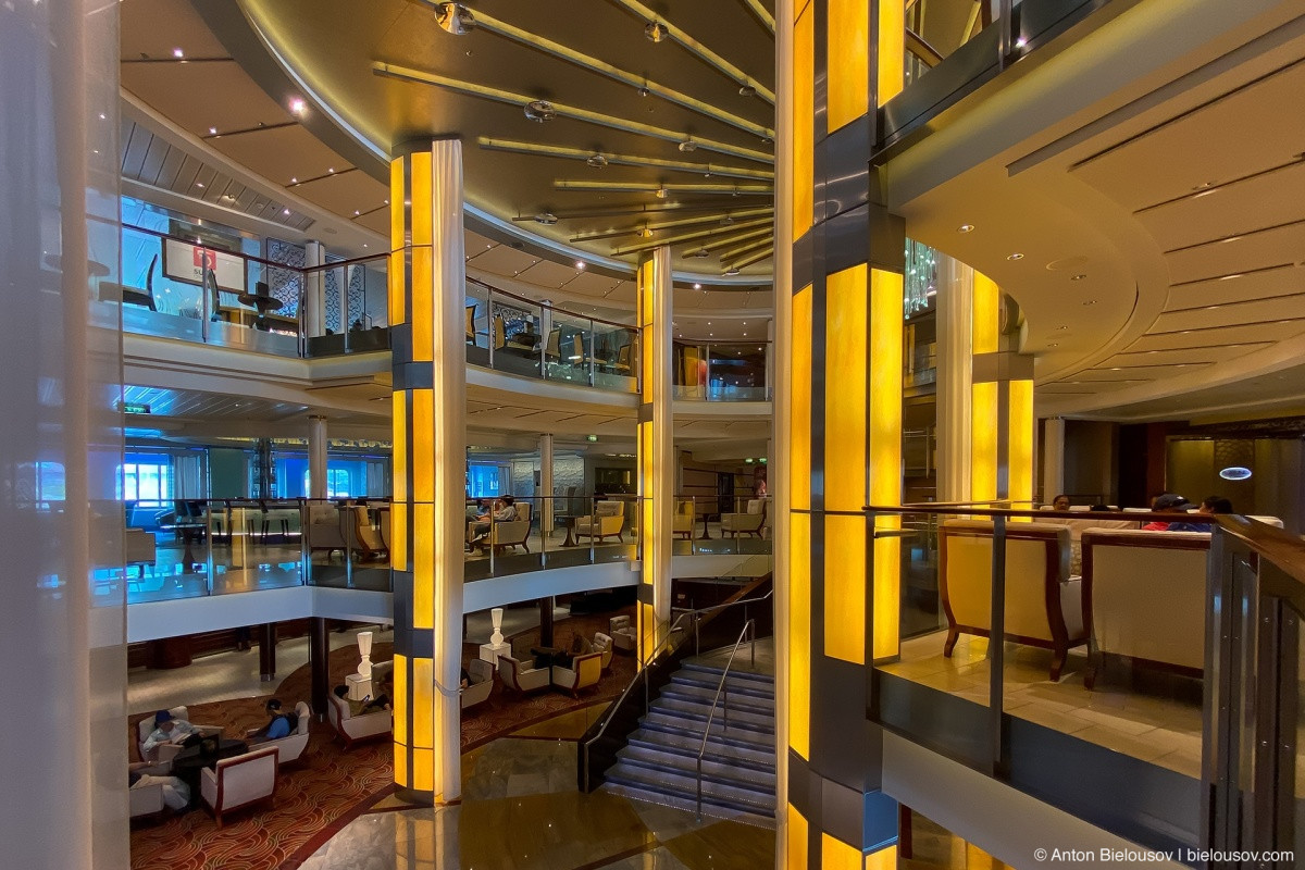 Celebrity Eclipse cruise ship grand foyer