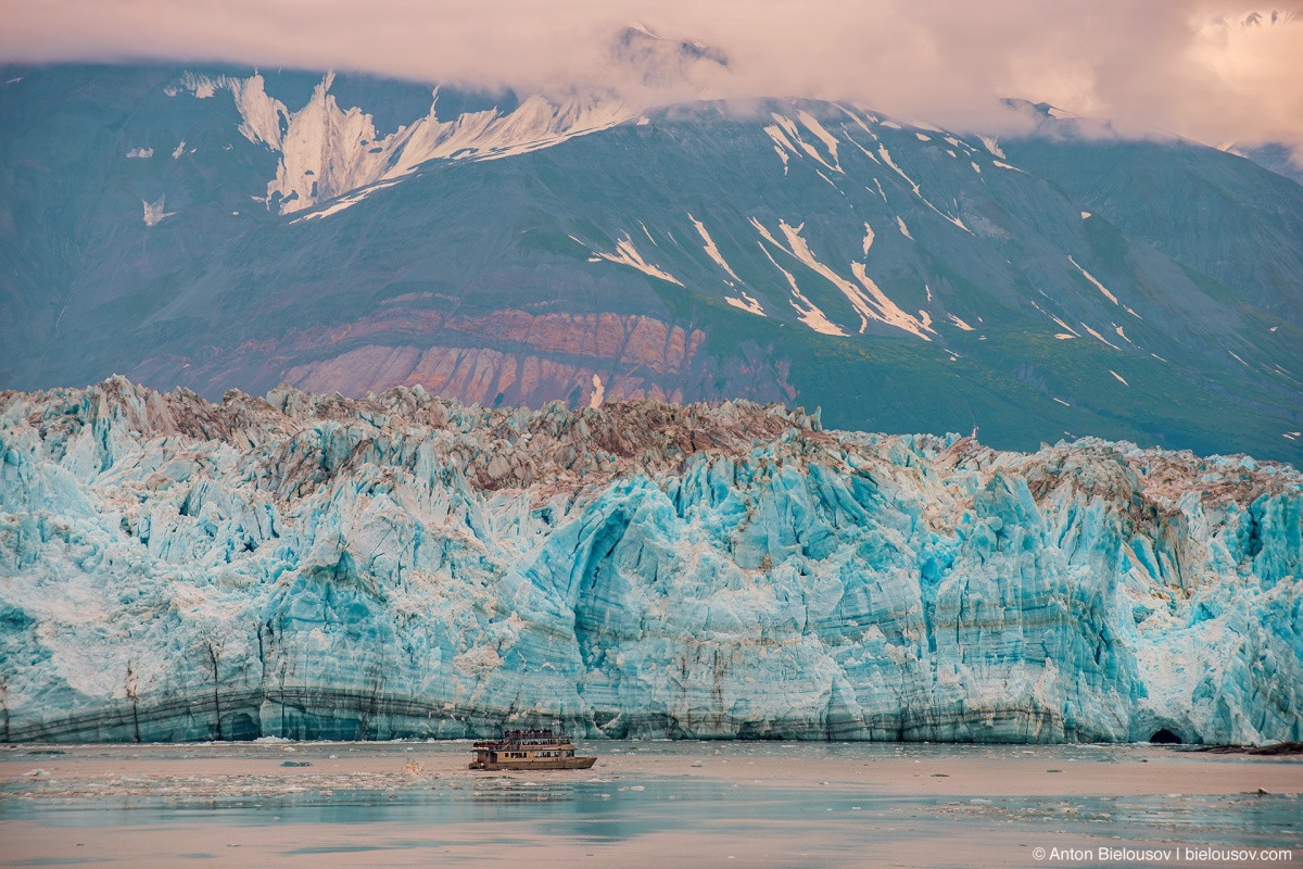 Hubbard Glacier tour boat