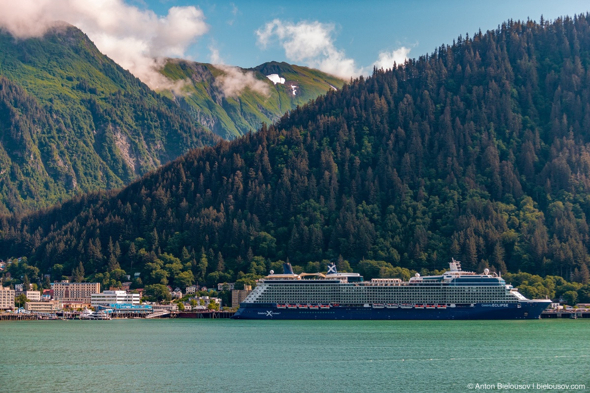 Celebrity Eclipse docked in Juneau, AK