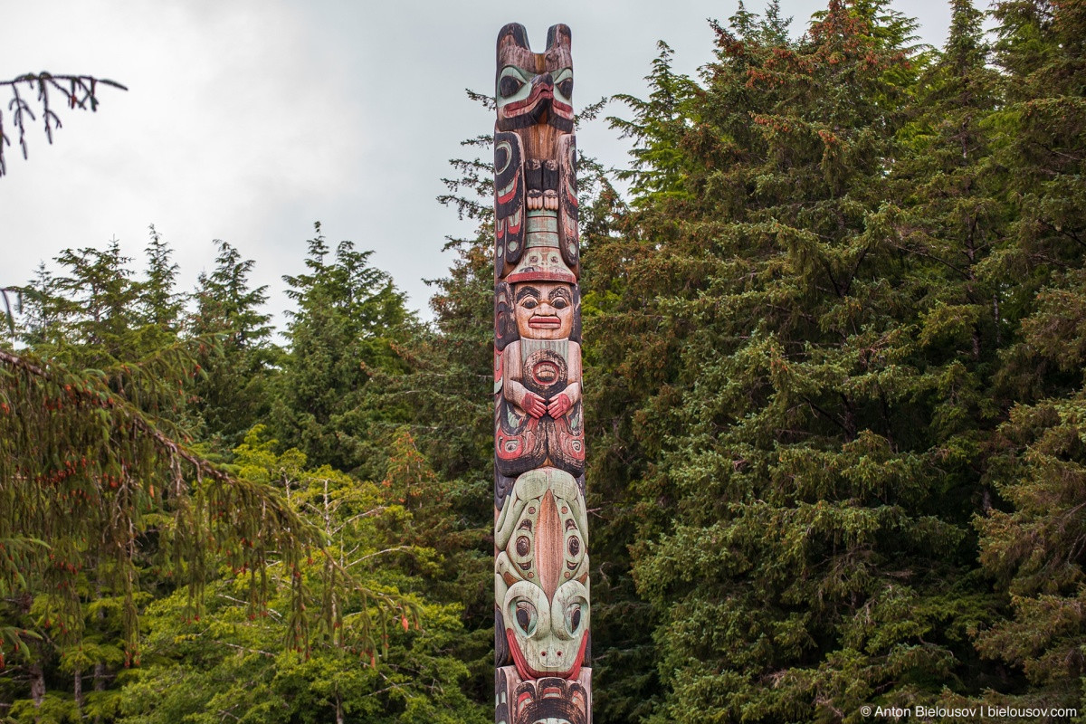 History Pole- Haa Léelk'u Ha's Kaasdahéeni Deiyí Kootéeyaa Pole, SItka, AK