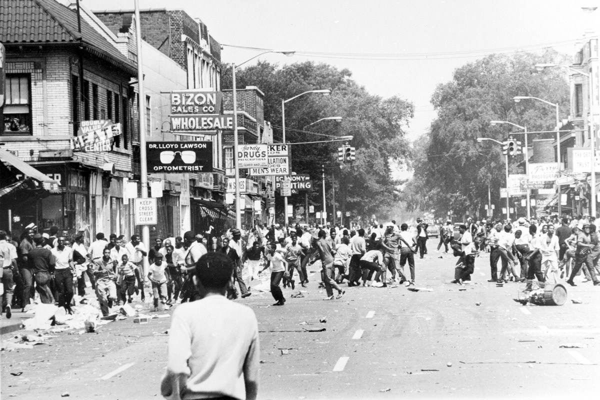 Путешествия: Детройт: detroit 1967 12 street riot