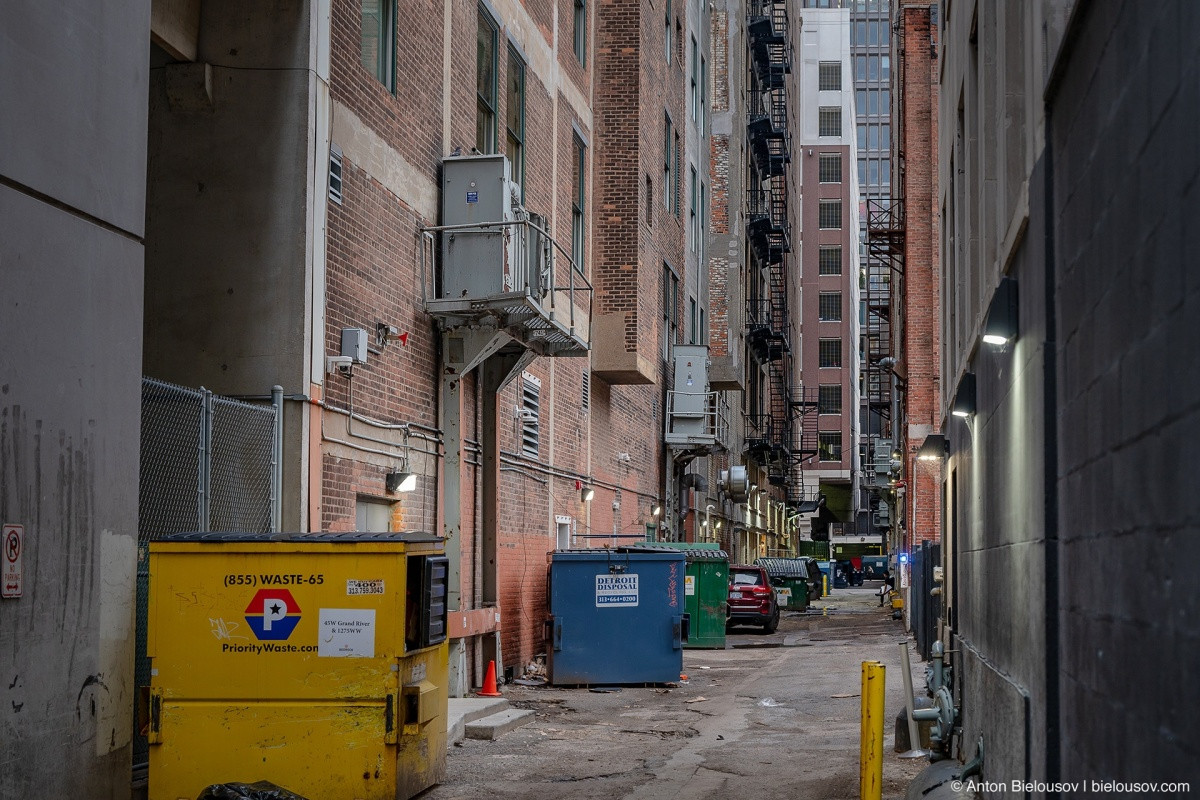 Detroit back alley