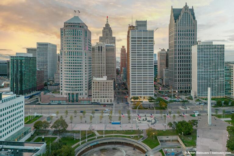 Detroit downtown