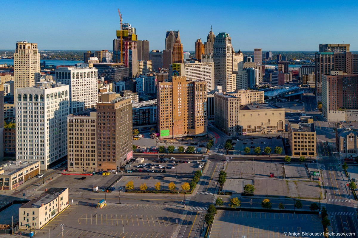 Detroit parking lots