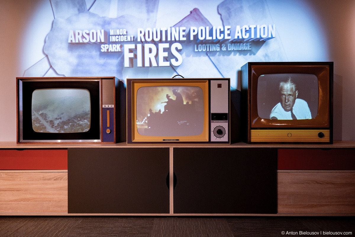 Detroit Historical Museum Riots exposition