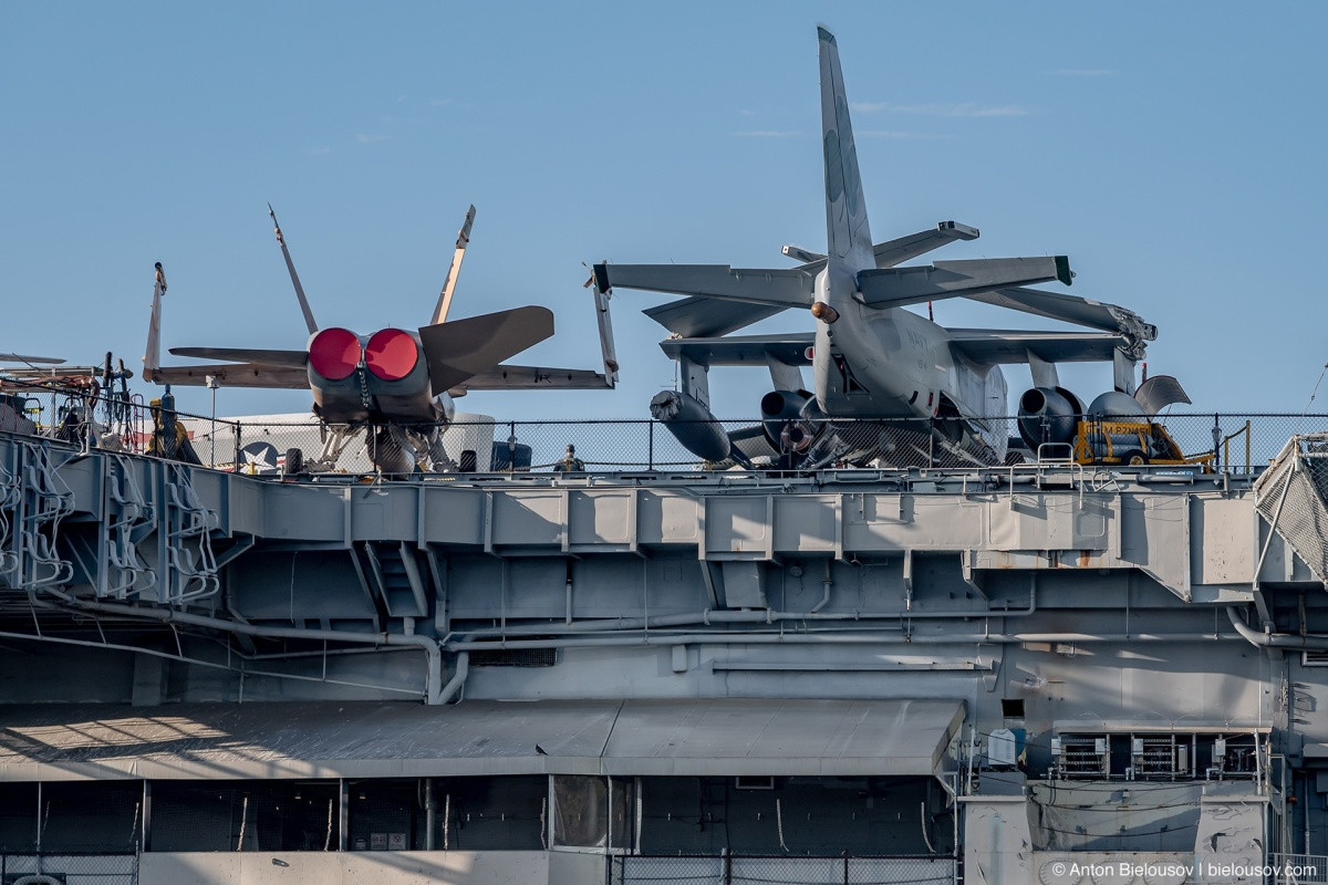 USS Midway F/A-18 Hornet