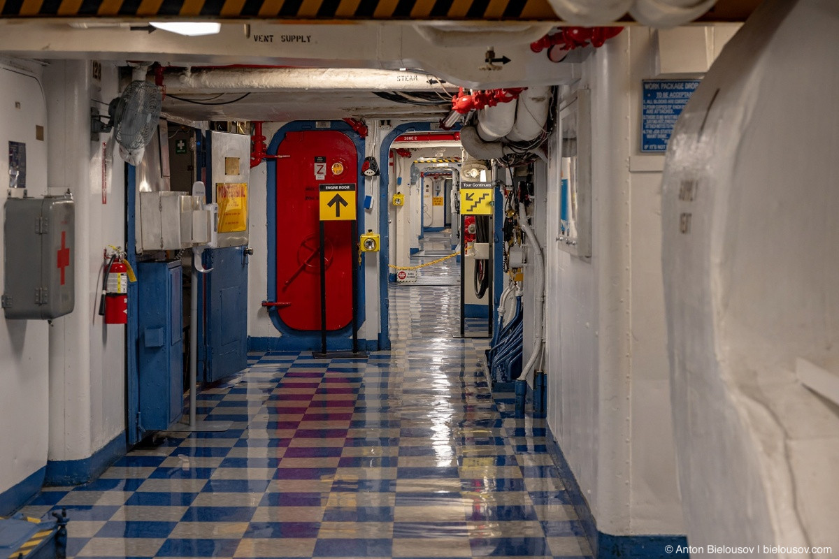 USS Midway Galley Passage