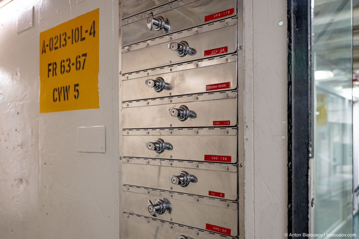 USS Midway post boxes