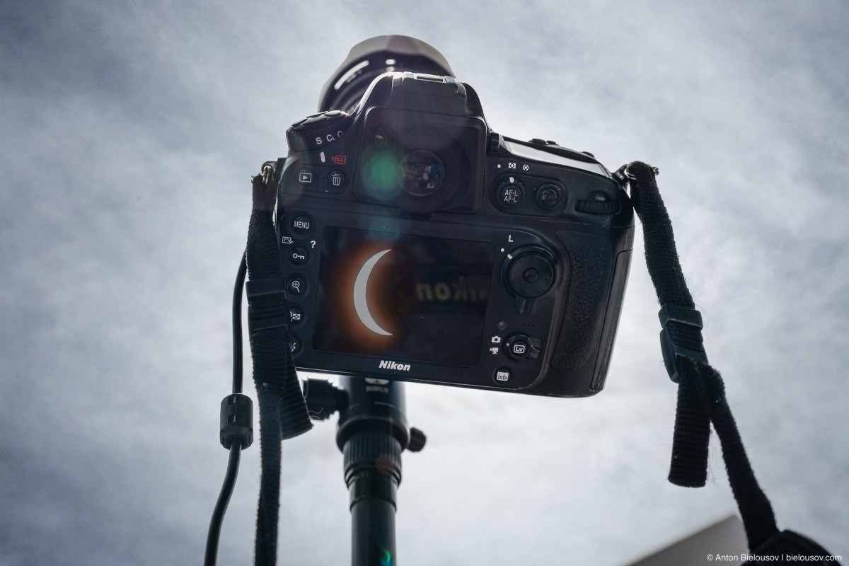 Nikon D800 Solar Eclipse 2024