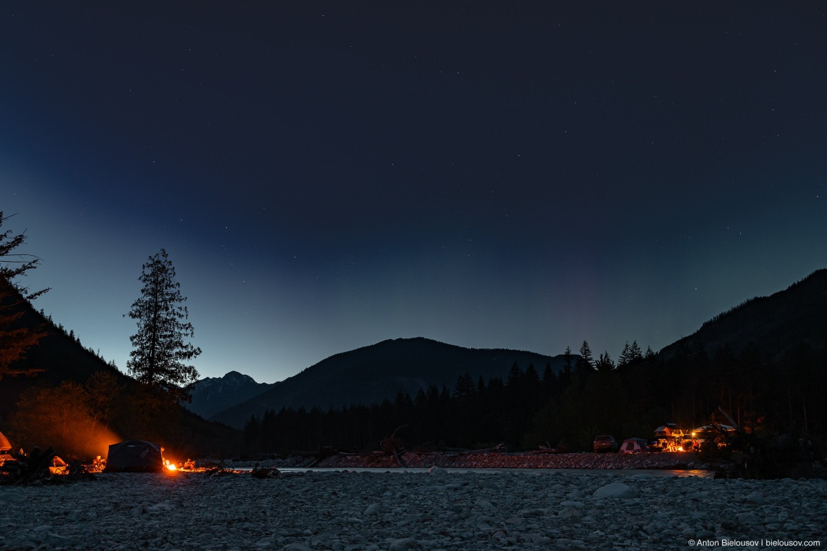 Aurora Borealis in British Columbia