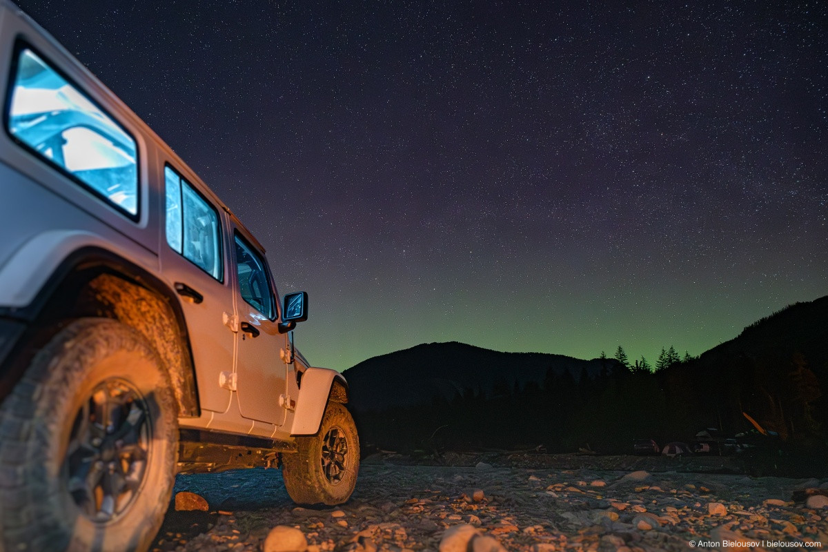 Aurora Borealis in British Columbia