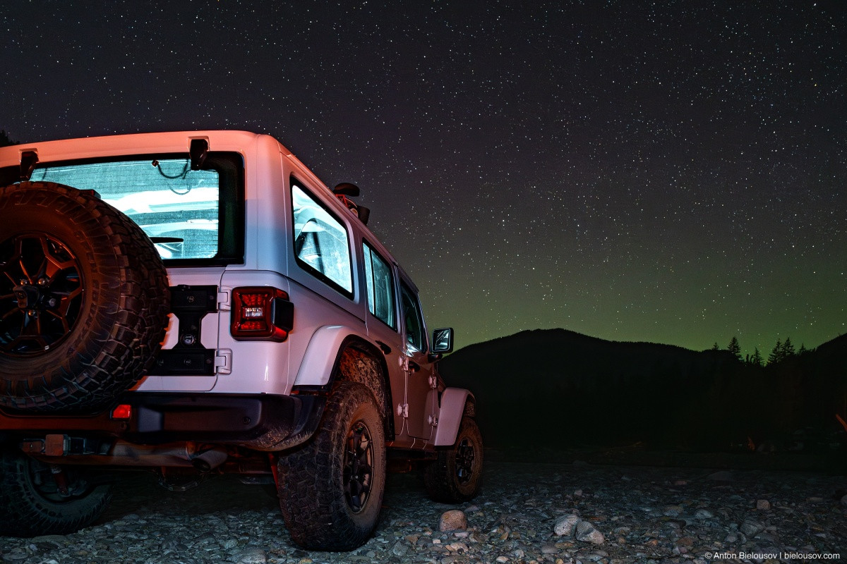 Chehalis Lake Aurora Borealis