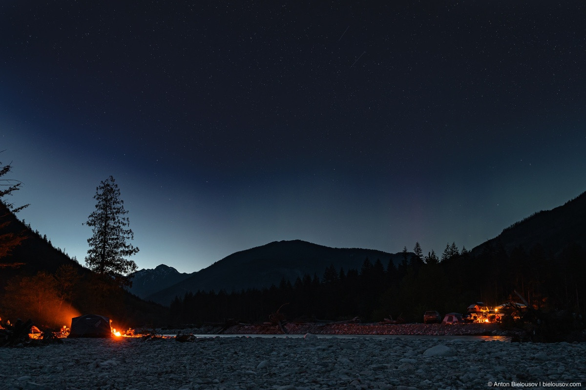 Aurora Borealis in British Columbia