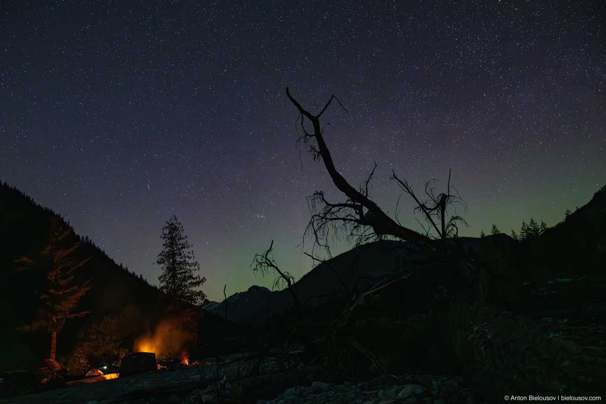 Aurora Borealis in British Columbia